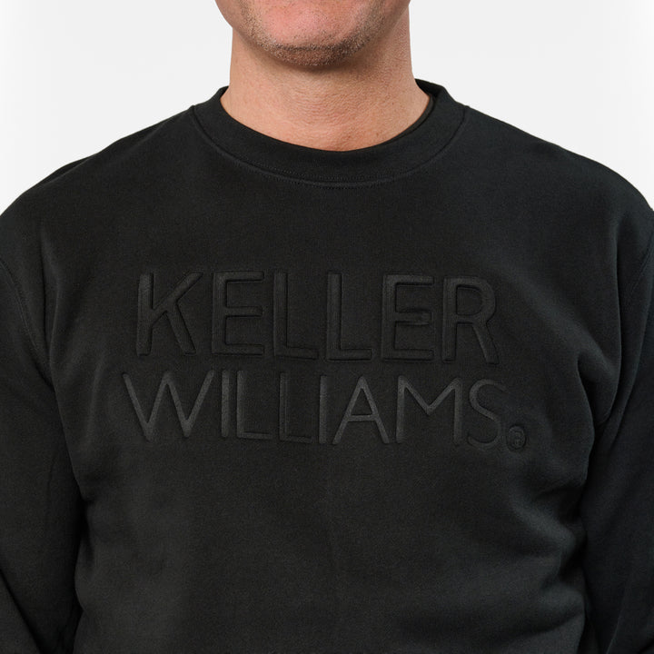 Stacked Keller Embossed Sweatshirt