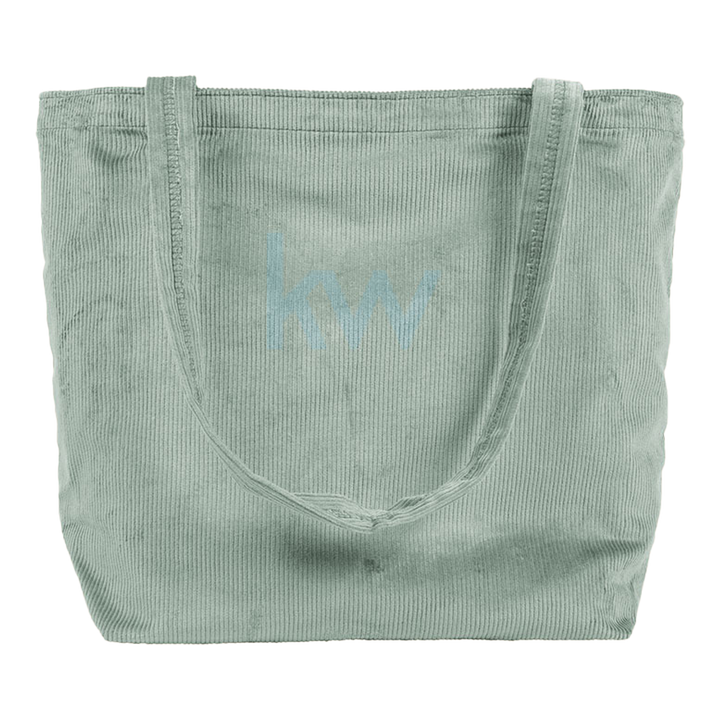 Corduroy KW Tote Bag
