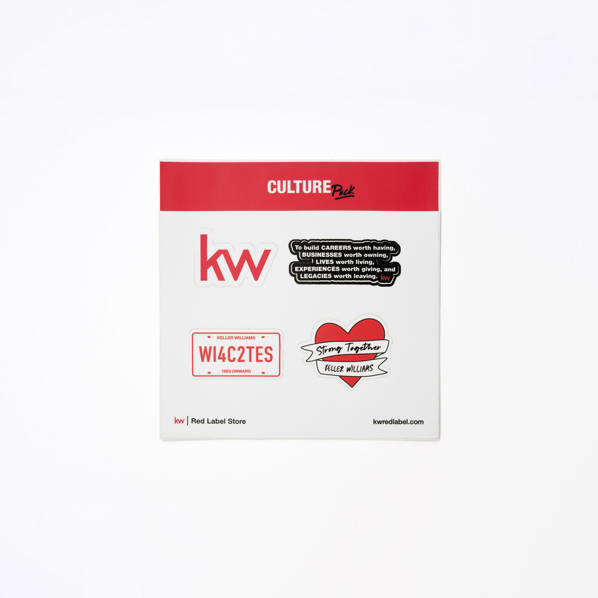 Culture Sticker Sheet – KW Red Label