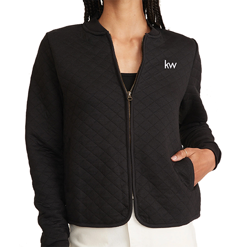 Women's Marine Layer KW Quilted Bomber Jacket