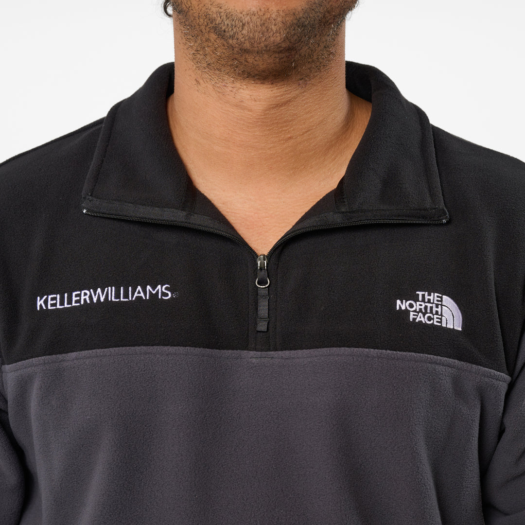 Black and gray pullover with Keller Williams and The North Face logos on a white background
