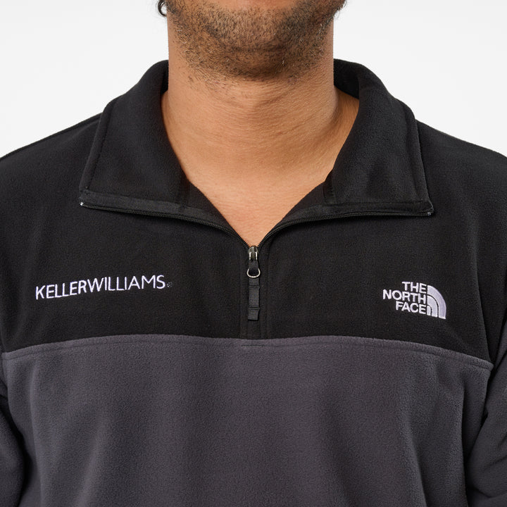 Black and gray pullover with Keller Williams and The North Face logos on a white background