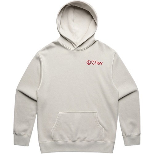 Peace Love KW Faded Hoodie