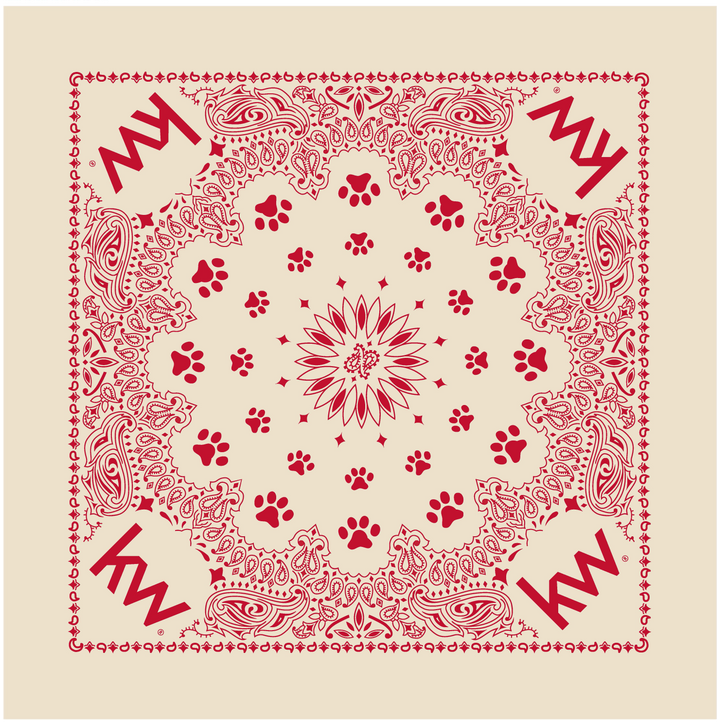 Pawprint Fiesta KW Bandana