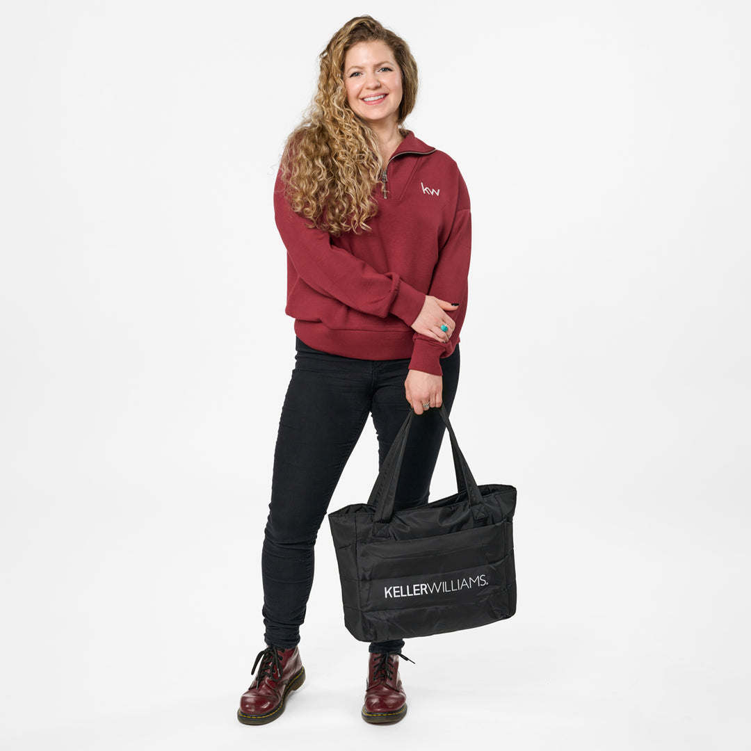 Lightweight Quilted Puffer Tote