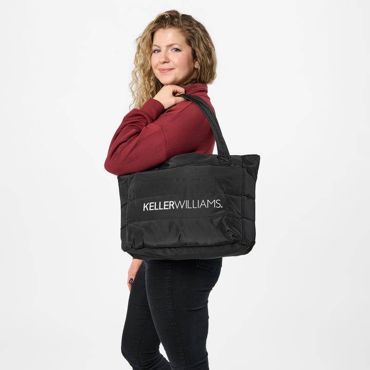 Lightweight Quilted Puffer Tote